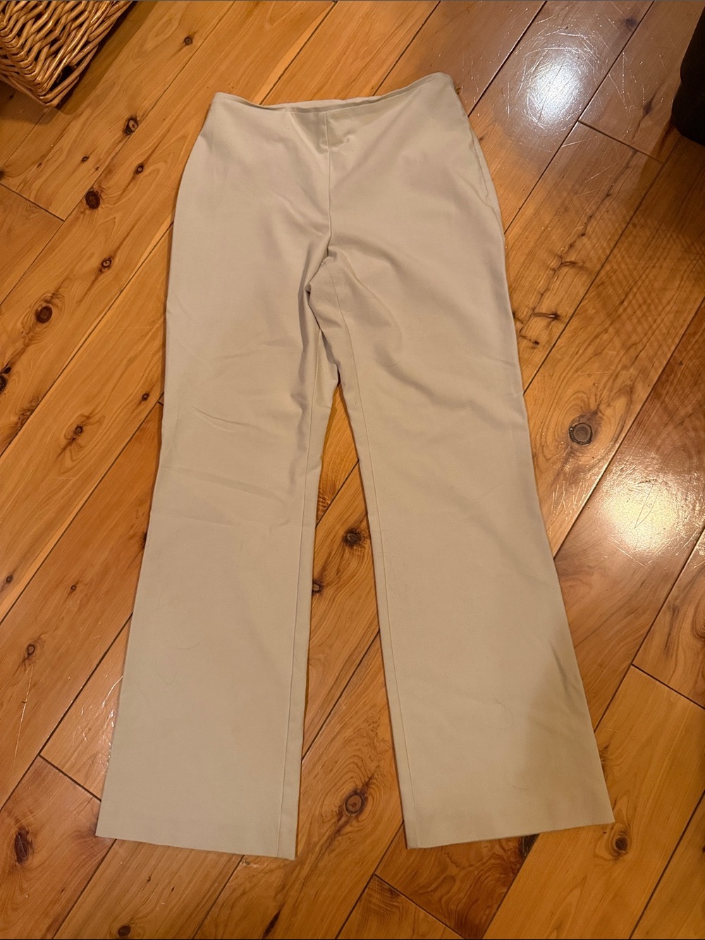 The Limited Beige Boot-Cut Stretch Pants Sz 4 Short